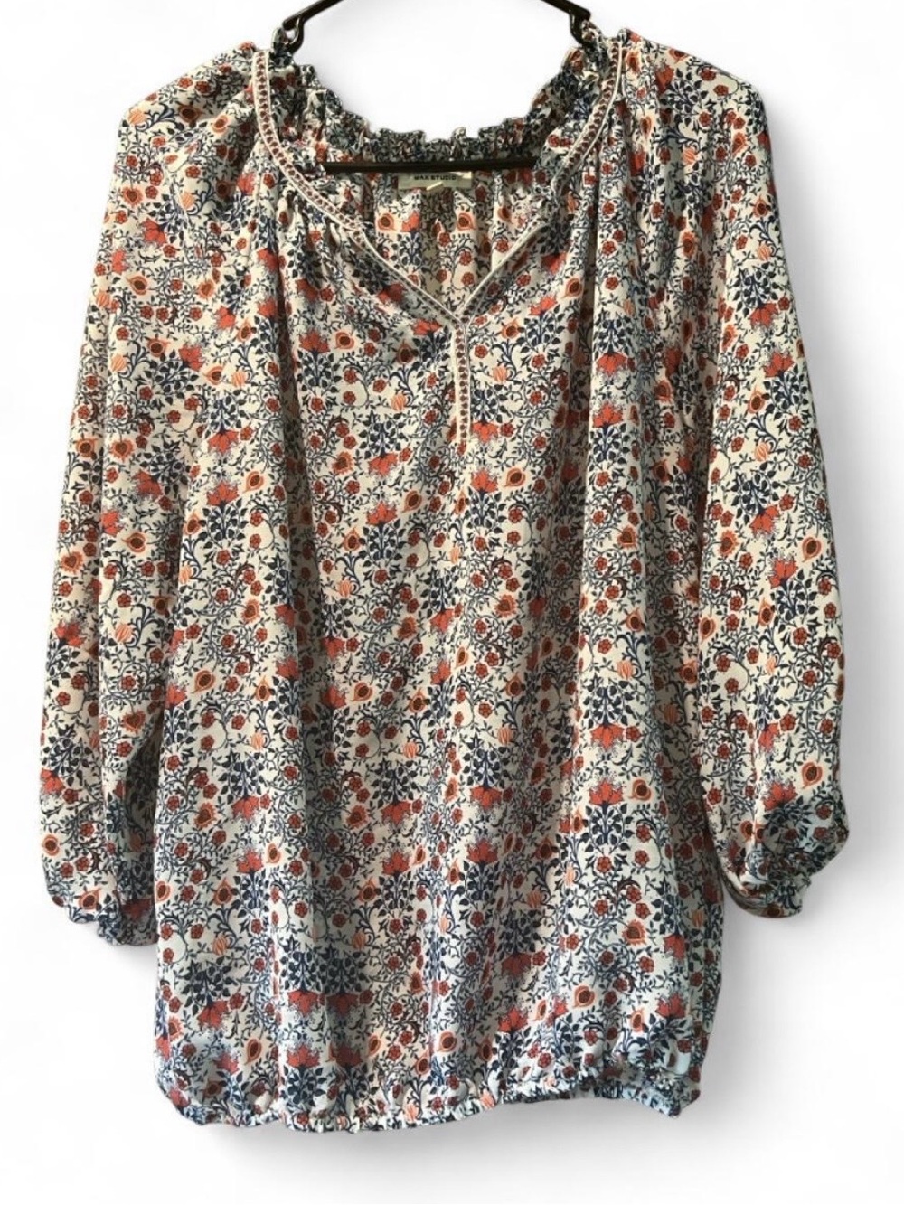 Max Studio floral top, size small